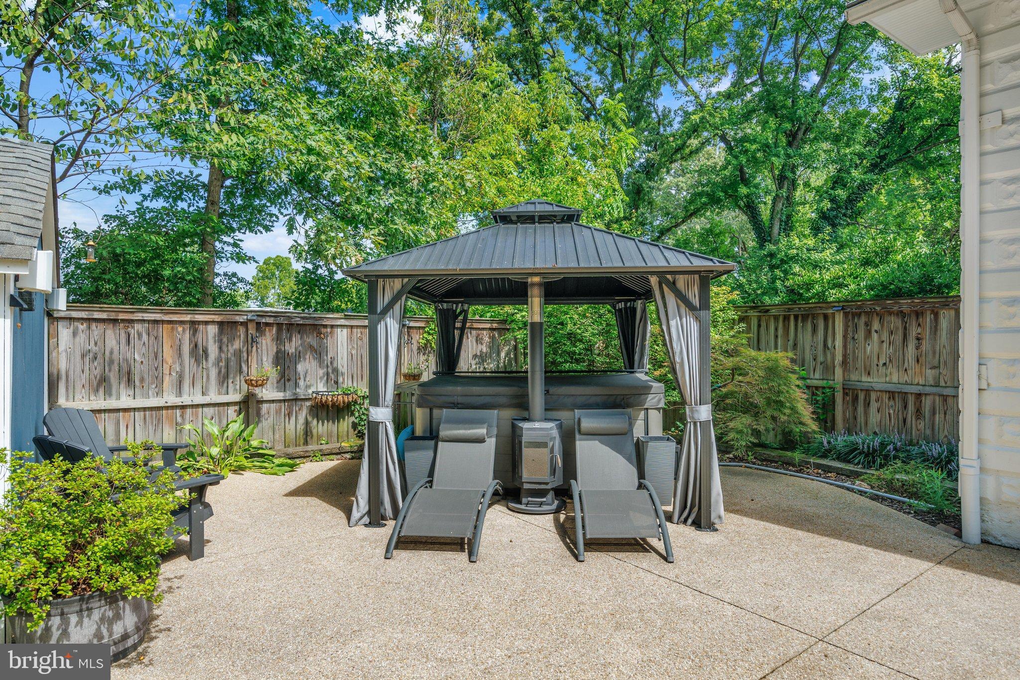 522 Old Hammonds Ferry Road Linthicum Heights, MD 21090 - Photo 49 of 109 Serene backyard oasis with a cozy gazebo.