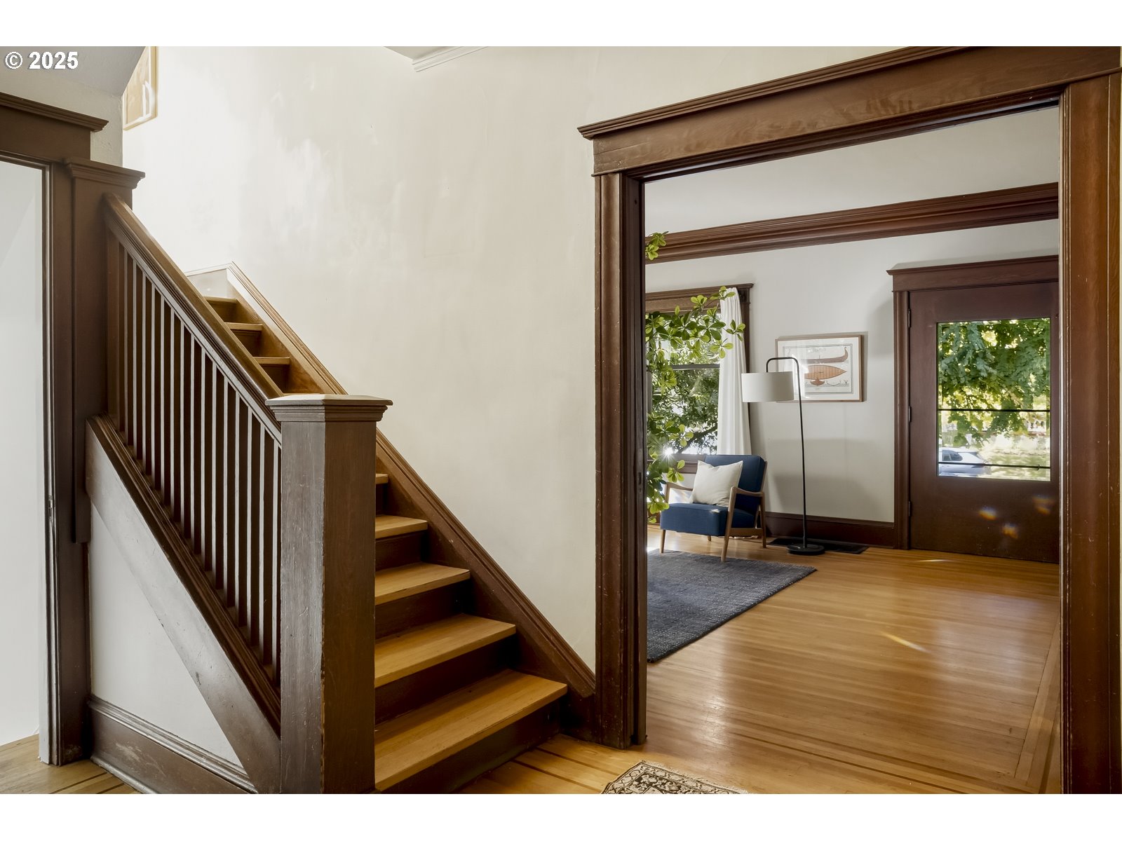 2744 Northeast 16th Avenue Portland, OR 97212 - Photo 19 of 47 a view of a hallway view with wooden floor and staircase
