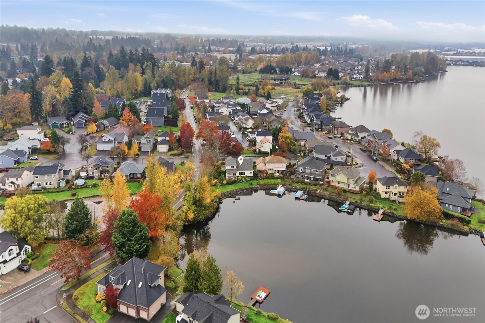 3550 Northeast 214th Avenue Fairview, OR 97024 - Photo 38 of 40 a view of a lake