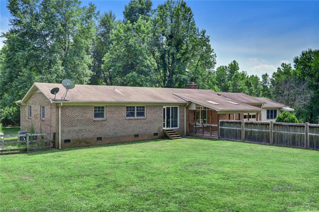 3389 Wayne White Road Climax, NC 27233 - Photo 18 of 30 Back yard view of house