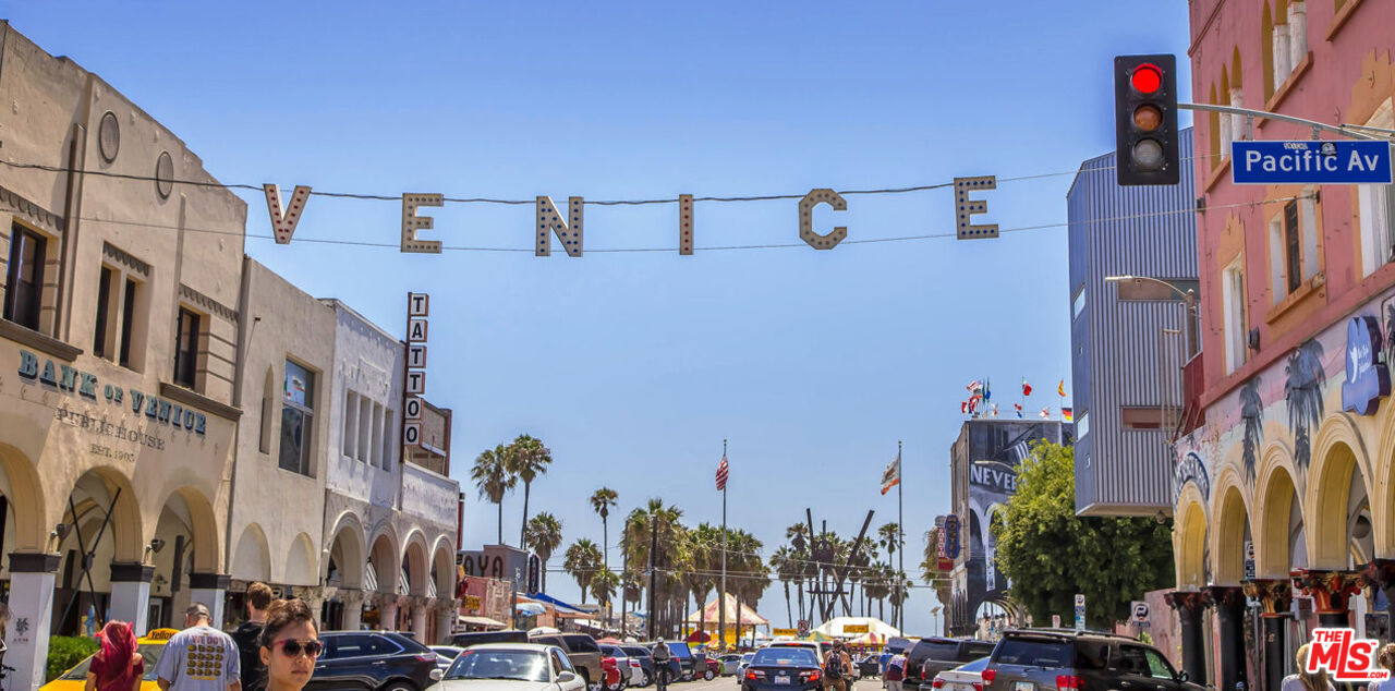 615 6th Avenue, Unit 1/2 Venice, CA 90291 - Photo 42 of 44 a view of a city street lined with tall buildings
