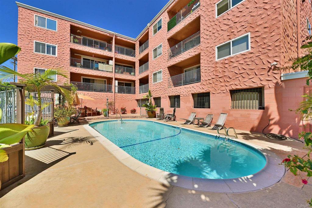 3688 1st Avenue, Unit 15 San Diego, CA 92103 - Photo 29 of 35 a view of an buildings with swimming pool