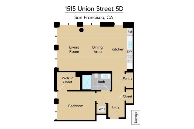 $1,675,000 | 1515 Union Street, Unit 5D, San Francisco, CA 94123