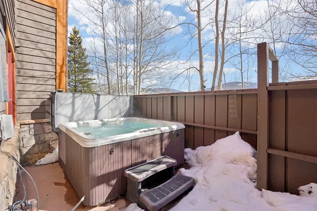 a view of a yard with a trees