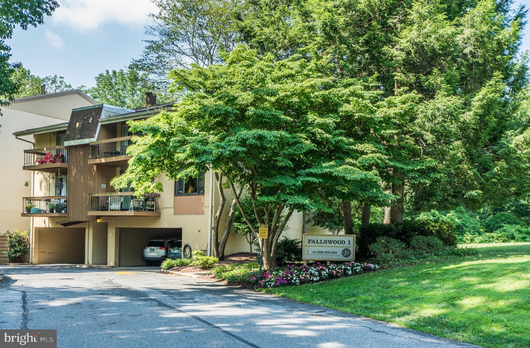 22 Cross Keys Road, Unit 22C Baltimore, MD 21210 - Photo 29 of 38 The approach to 22C's covered, deeded parking.