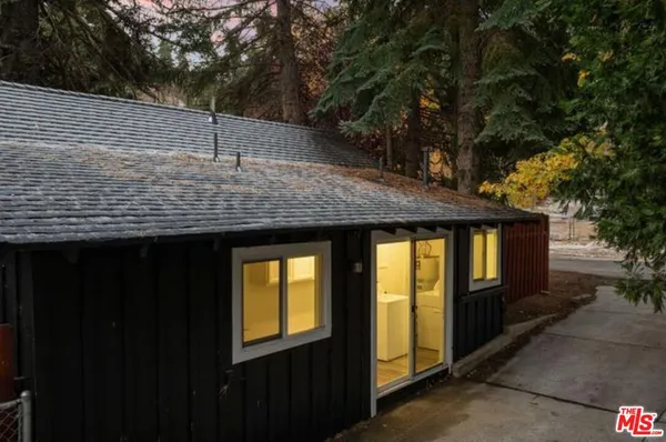 a backyard of a house