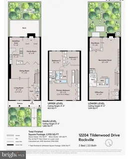 $840,000 | 12204 Tildenwood Drive, Rockville, MD 20852