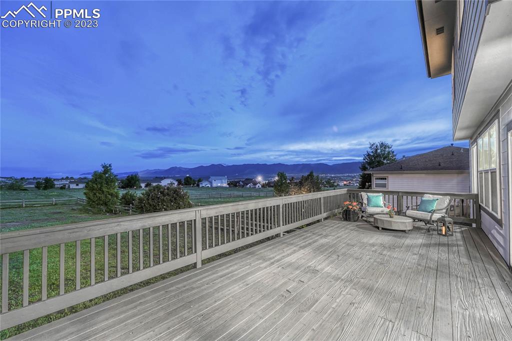 1185 Bowstring Road Monument, CO 80132 - Photo 13 of 46 a view of a city street from a balcony