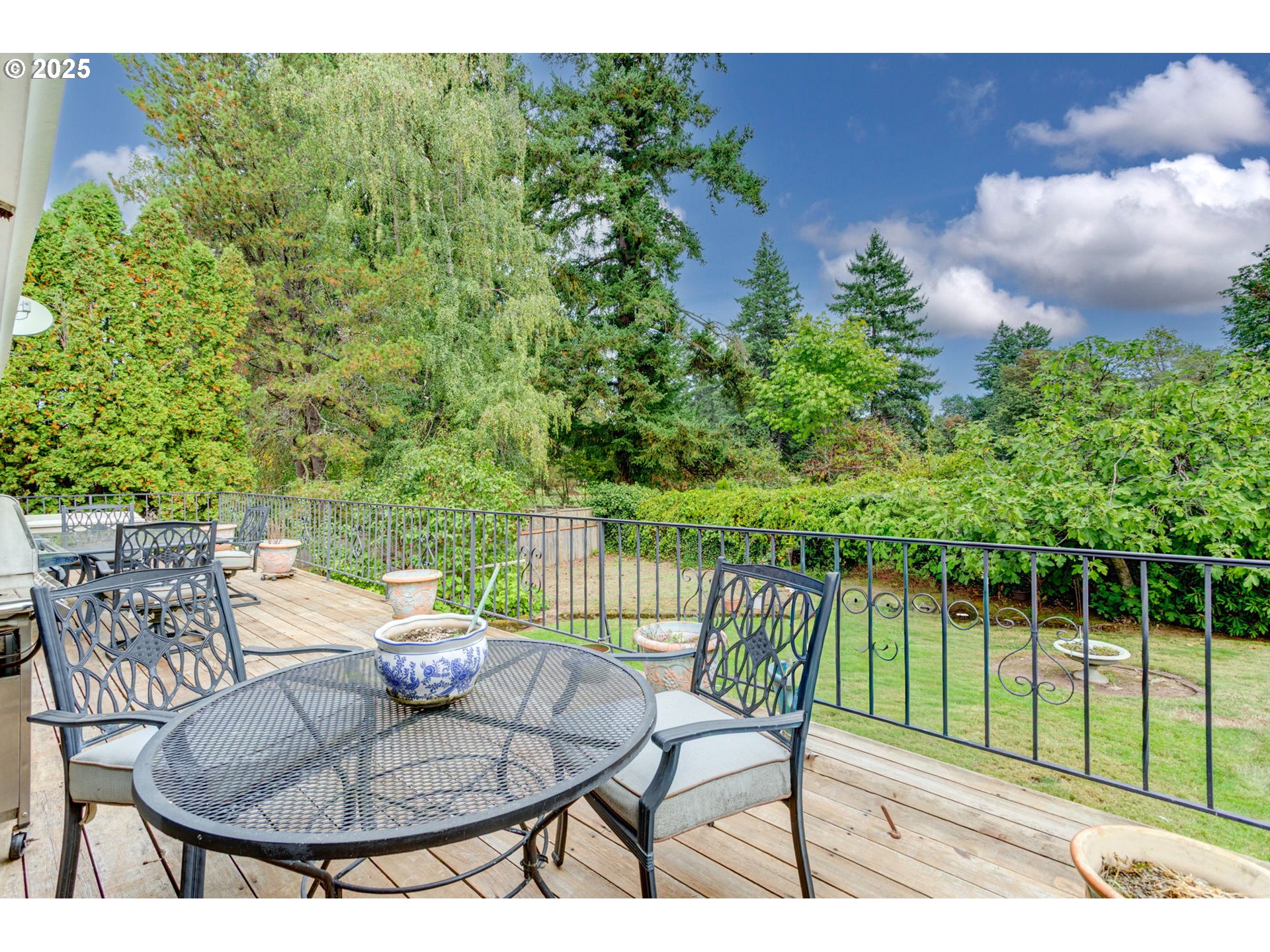 1114 Northeast 137th Avenue Portland, OR 97230 - Photo 34 of 45 a view of a balcony with furniture and garden