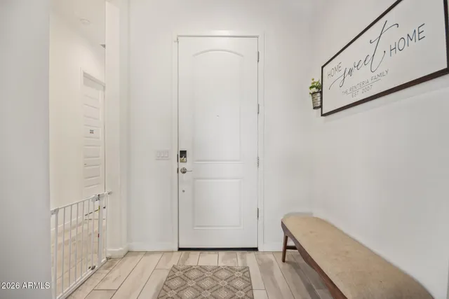 a view of room with walk in closet