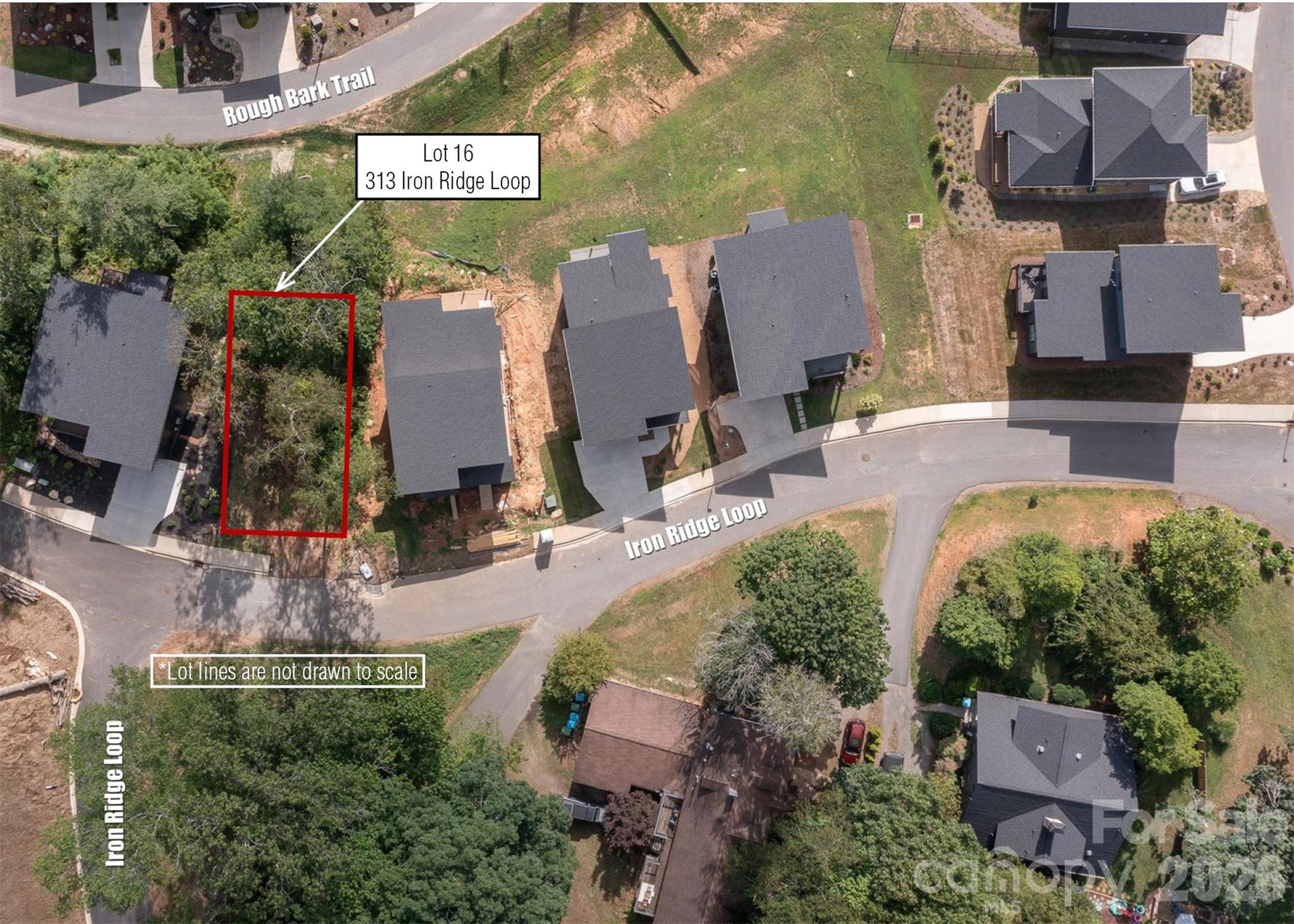 313 Iron Ridge Loop, Unit 16 Asheville, NC 28806 - Photo 7 of 9 an aerial view of a house