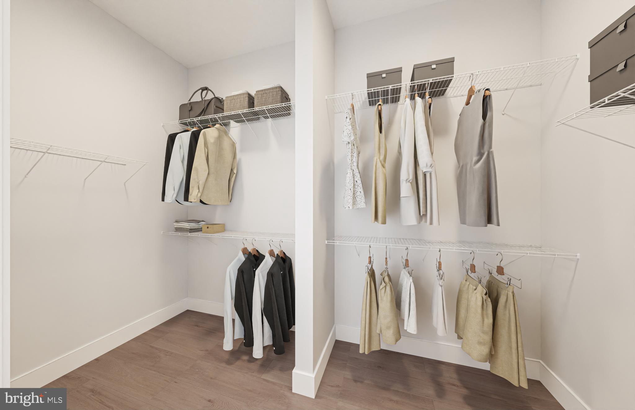 1141 Fortune Terrace, Unit 401 Potomac, MD 20854 - Photo 10 of 14 a view of walk in closet with clothes