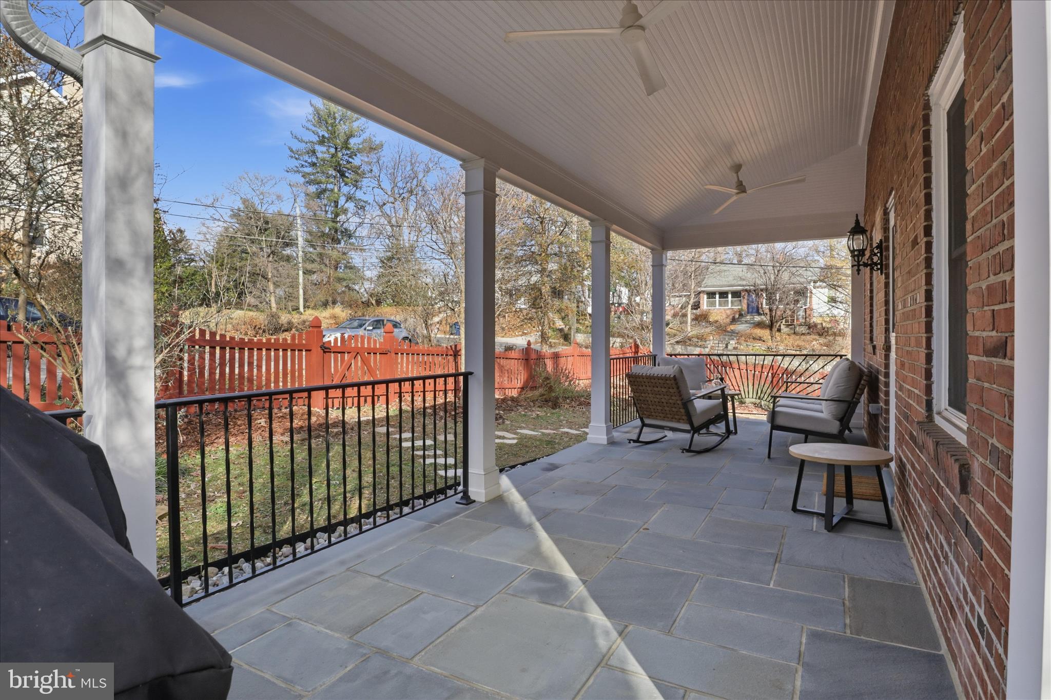304 Highview Avenue Silver Spring, MD 20901 - Photo 32 of 48 a view of a porch with chairs and backyard