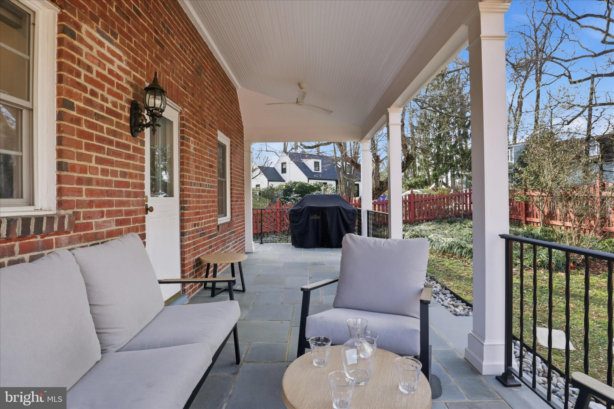 304 Highview Avenue Silver Spring, MD 20901 - Photo 34 of 48 a balcony with furniture and wooden floor