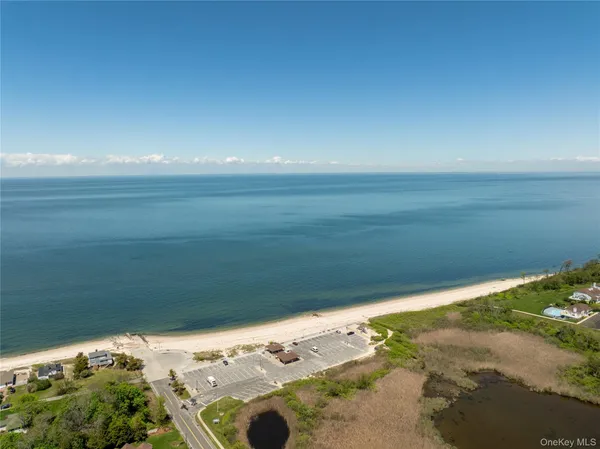 a view of an ocean beach