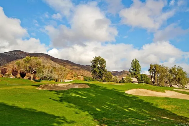 a view of a green field