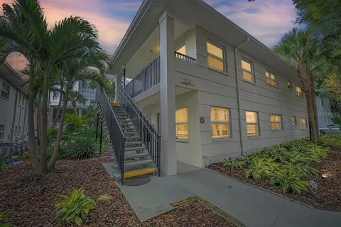 a car parked in front of a house