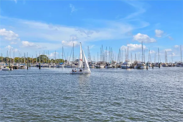 a view of a building with a yard