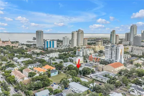 a city view with lot of high rise buildings