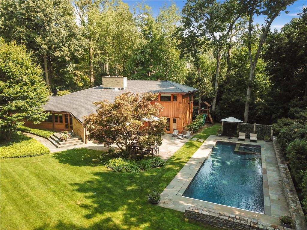 8 Overlook Road Scarsdale, NY 10583 - Photo 1 of 1 Architectural Splendor on Glorious property in Fox Meadow