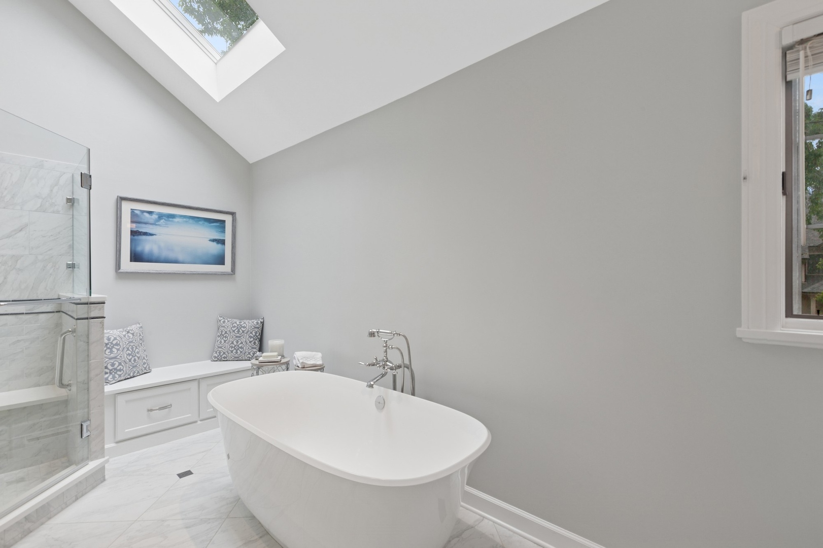 415 Fuller Road Hinsdale, IL 60521 - Photo 23 of 39 a white bath tub sitting next to a white sink