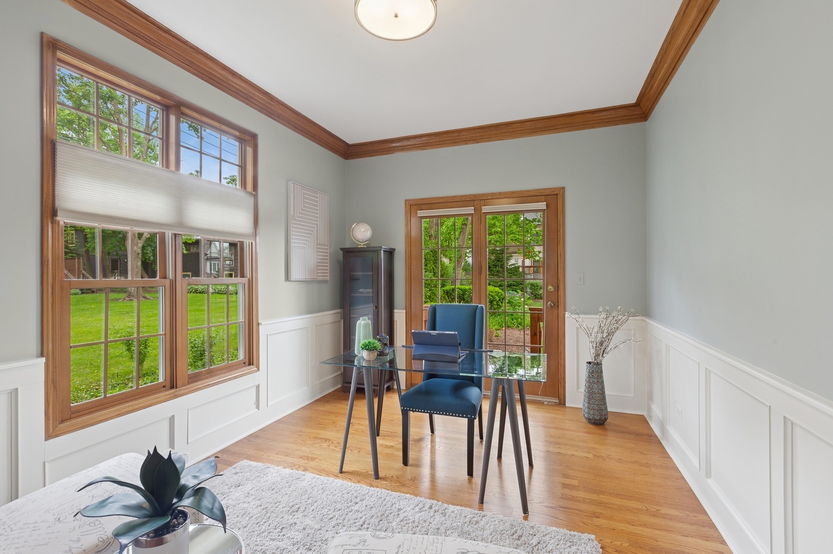 415 Fuller Road Hinsdale, IL 60521 - Photo 6 of 39 a living room with furniture and a large window