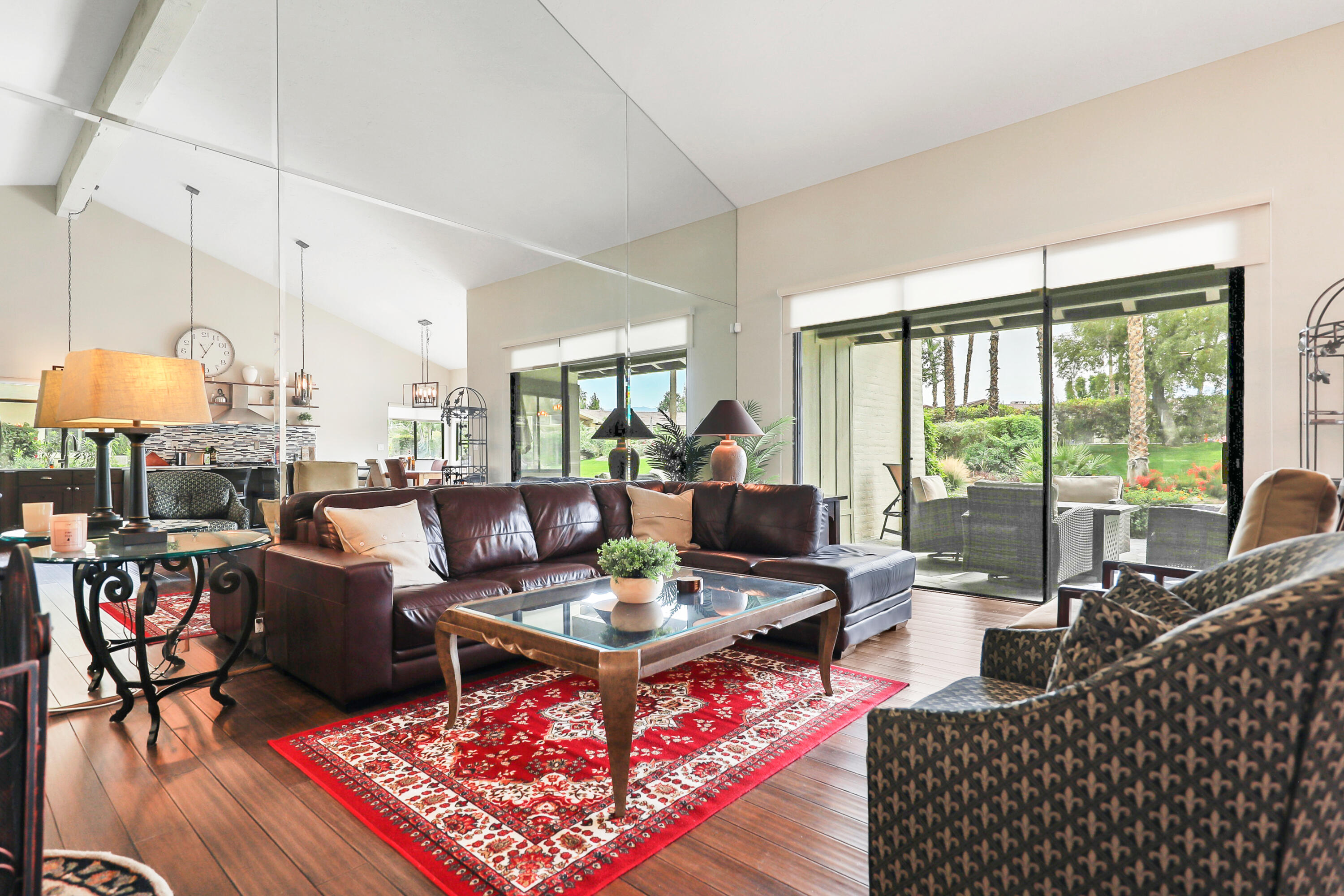 331 Red River Road Palm Desert, CA 92211 - Photo 5 of 56 a living room with furniture and a large window