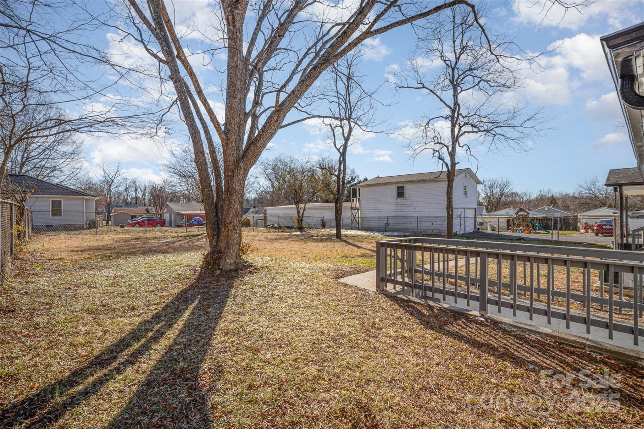 922 Grace Avenue Kannapolis, NC 28083 - Photo 27 of 27 a view of a yard with wooden fence