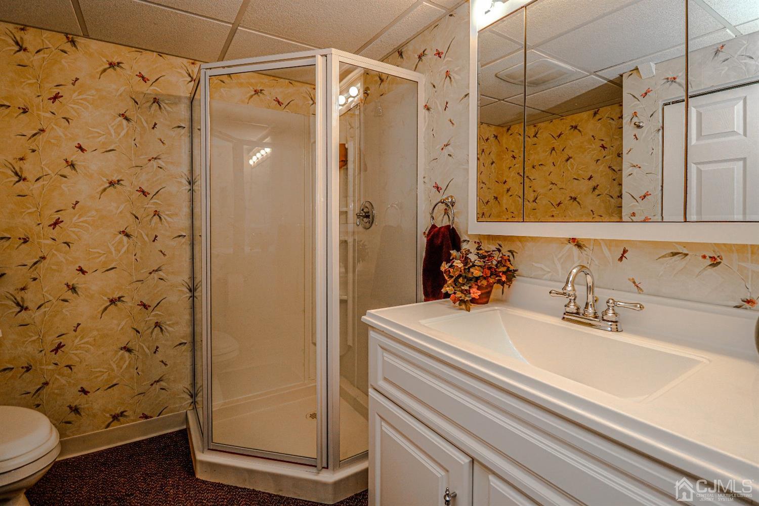 147 Oxford Road Colonia, NJ 07067 - Photo 26 of 31 Third bathroom with shower stall and vanity sink.