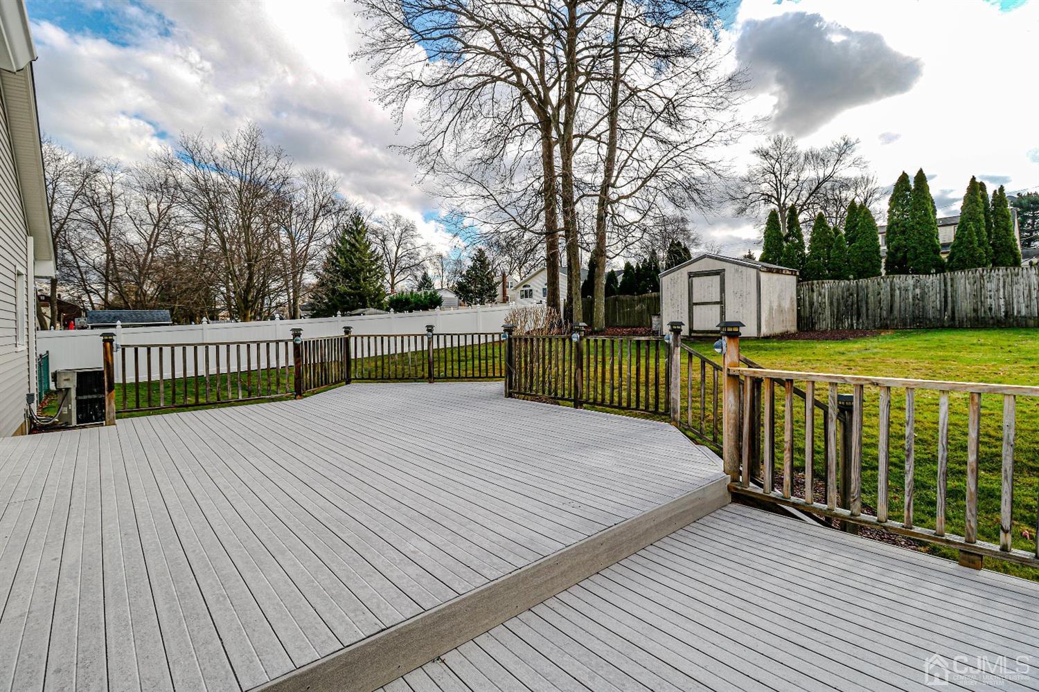 147 Oxford Road Colonia, NJ 07067 - Photo 28 of 31 Deck, shed and yard area.