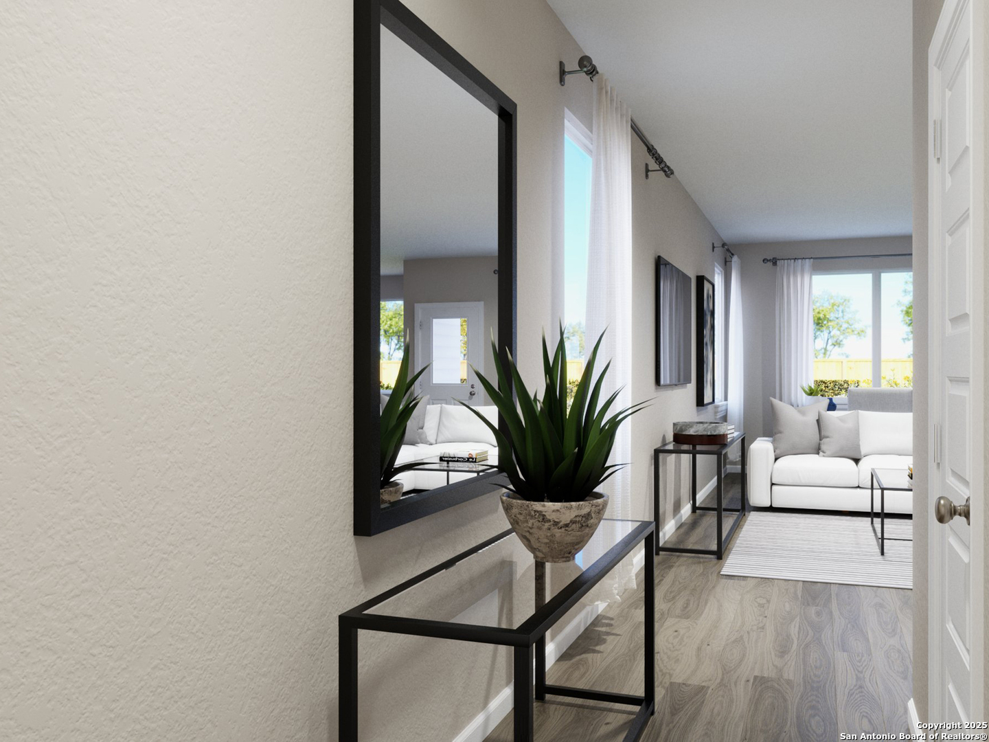 11103 Luckenbach Loop Converse, TX 78109 - Photo 5 of 28 a living room with furniture and a potted plant