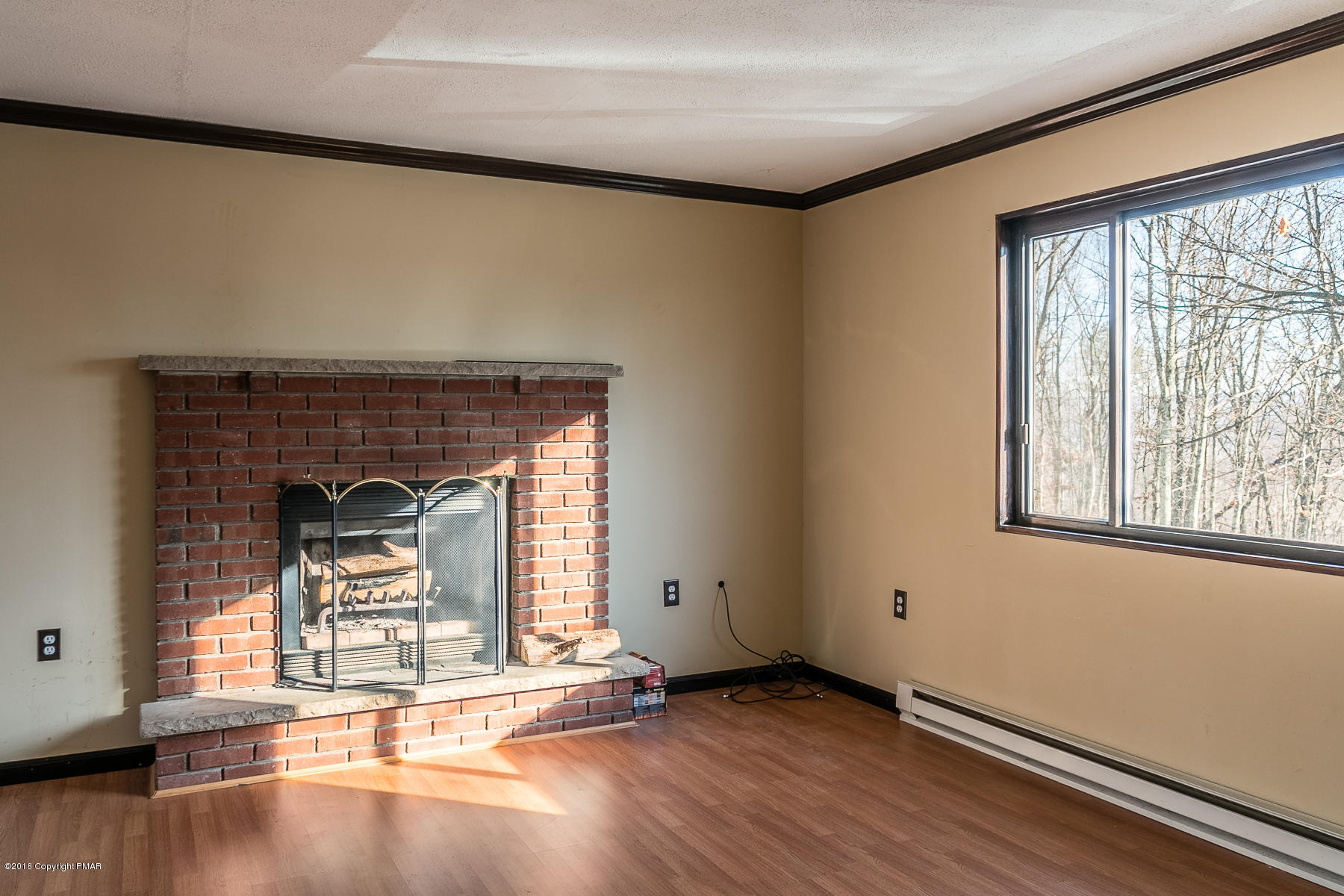 2135 Cramer Road Bushkill, PA 18324 - Photo 3 of 30 Wood Burning Fireplace