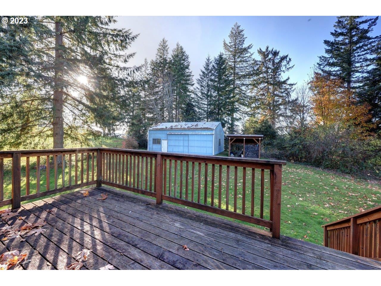 93066 Knappa Dock Road Astoria, OR 97103 - Photo 4 of 29 a view of deck with a trees