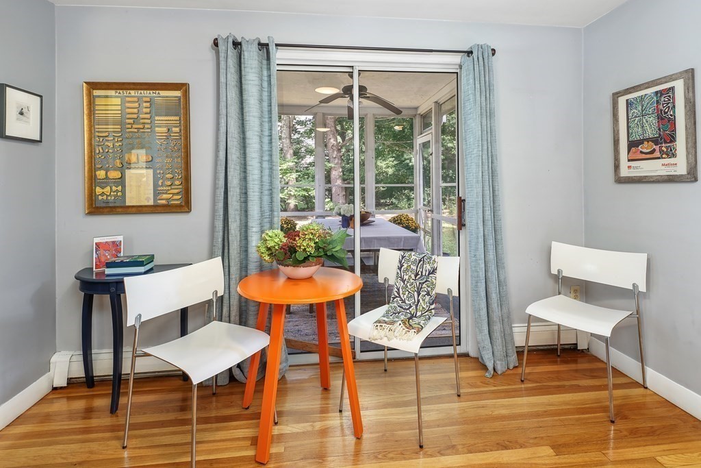 10 Colonial Road Hingham, MA 02043 - Photo 10 of 21 a view of a dining room with tables and chairs
