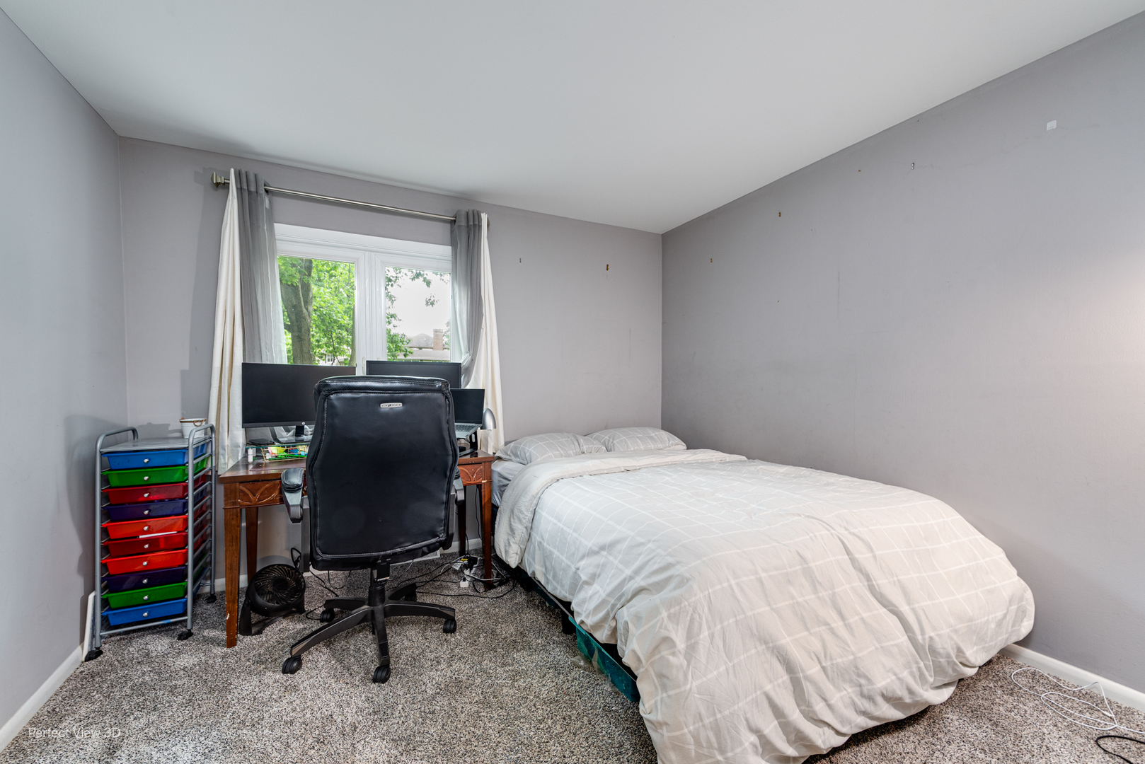 20131 East Brightway Road Mokena, IL 60448 - Photo 18 of 26 a bedroom with a bed and a desk