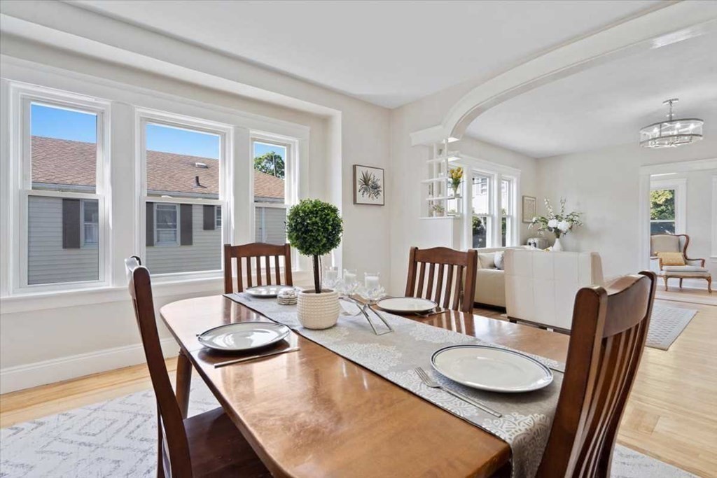 5 Locust Avenue Worcester, MA 01604 - Photo 17 of 40 a dining room with furniture and wooden floor