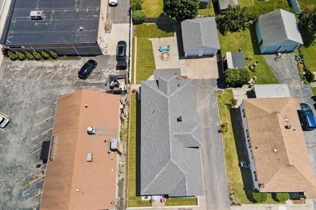 5 Locust Avenue Worcester, MA 01604 - Photo 36 of 40 an aerial view of residential house with outdoor space and parking