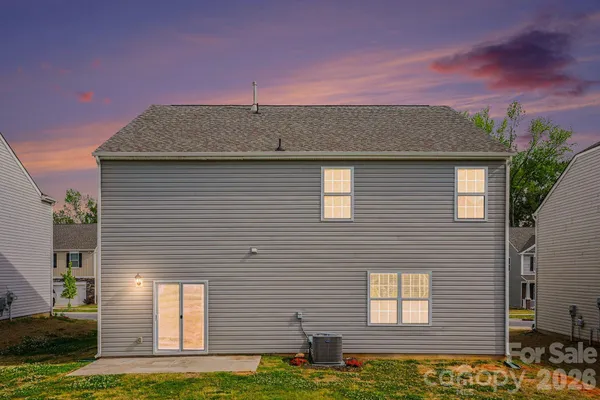 a front view of house with yard