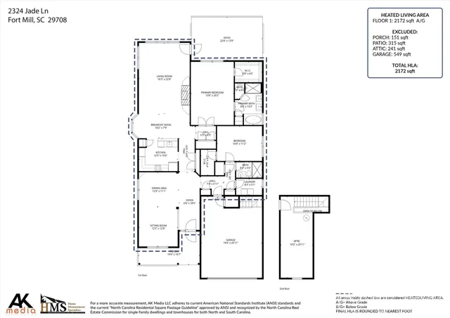 $475,000 | 2324 Jade Lane, Fort Mill, SC 29708
