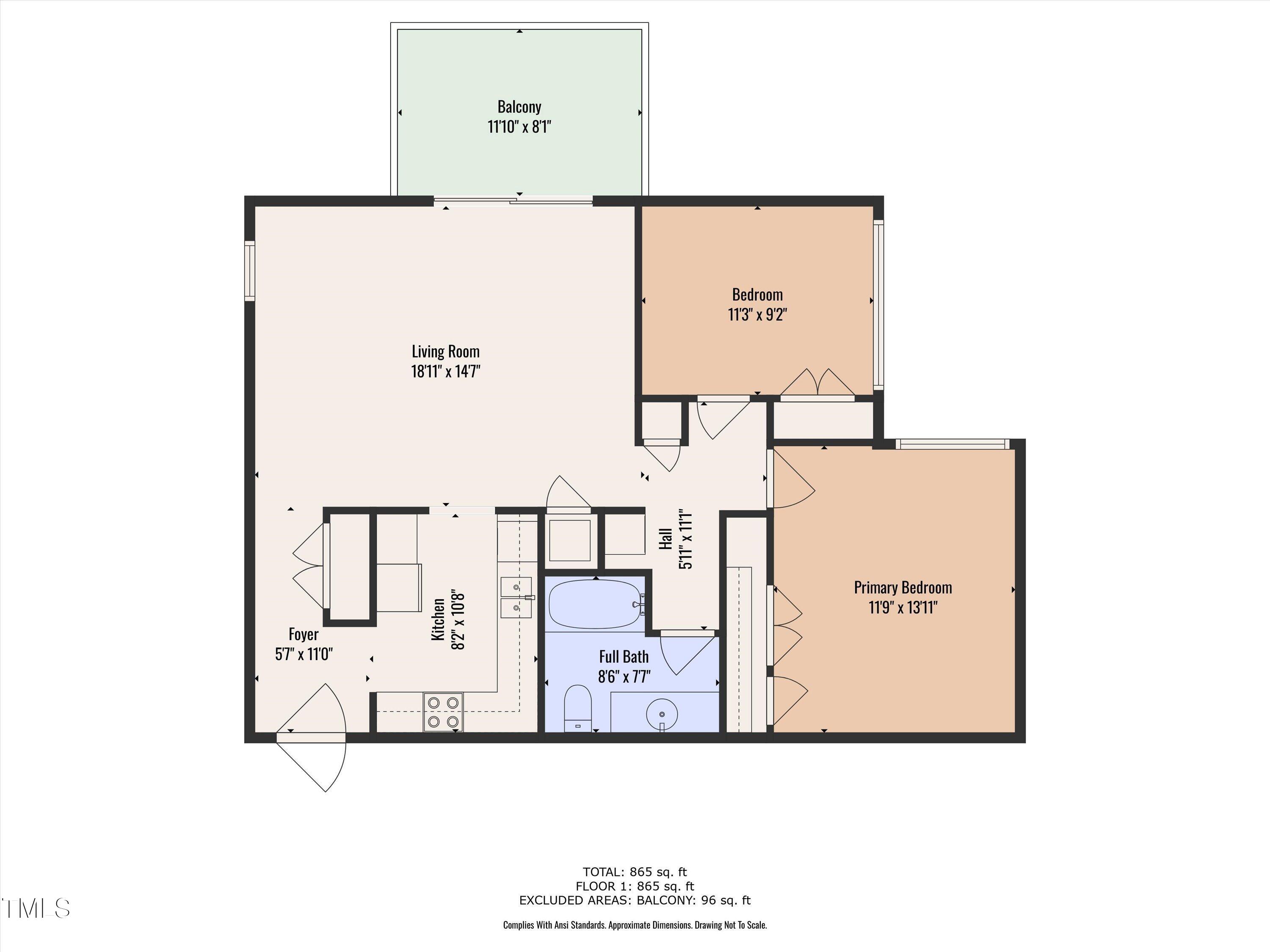 612 Pine Ridge Place Raleigh, NC 27609 - Photo 9 of 9 01-all_floors_612_pine_ridge_place_ralei