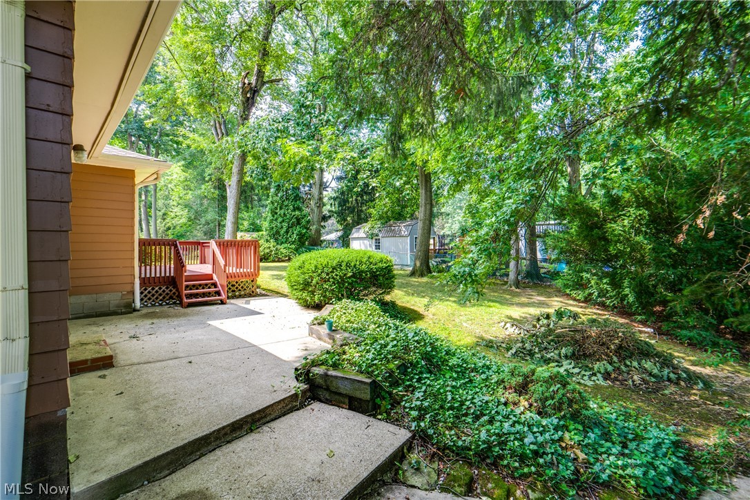 3799 Boydell Road Kent, OH 44240 - Photo 3 of 21 View of yard featuring a deck and a patio