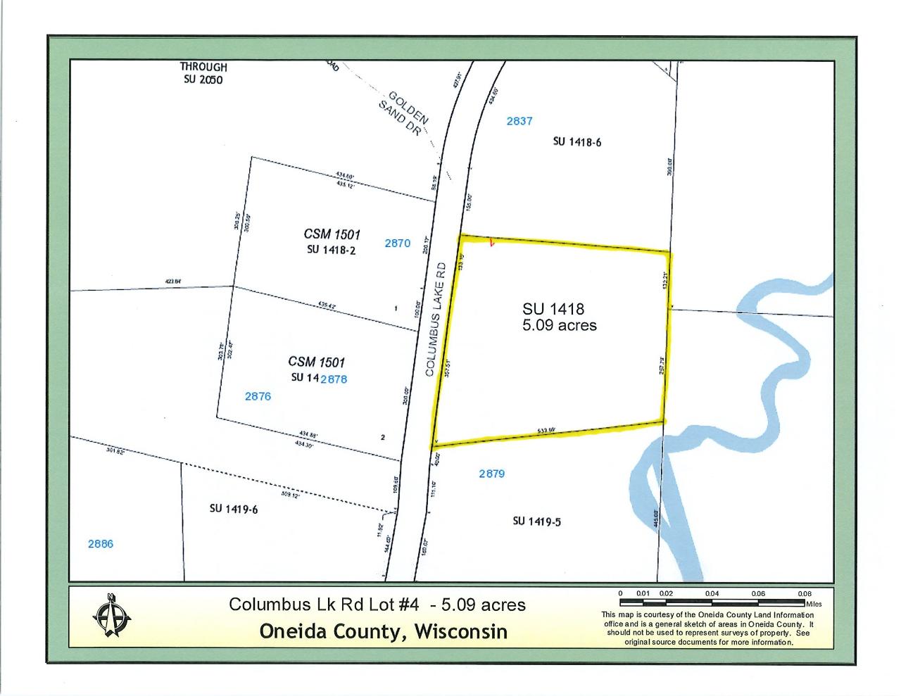Lot #4 Columbus Lake Road, Unit ON Eagle River, WI 54521 - Photo 1 of 19 Gallery Image 1
