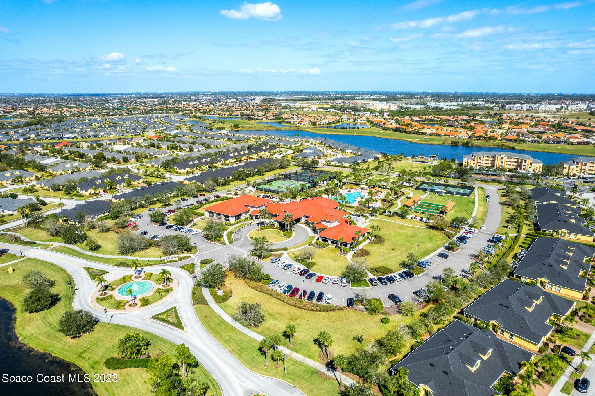 3428 Ahern Place Melbourne, FL 32940 - Photo 58 of 64 view of an outdoor space and a lake view