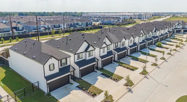 a view of a city with tall buildings