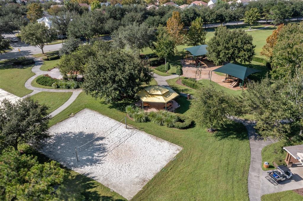 7501 Wing Span Way Harmony, FL 34773 - Photo 28 of 30 an aerial view of a house with a yard and lake view