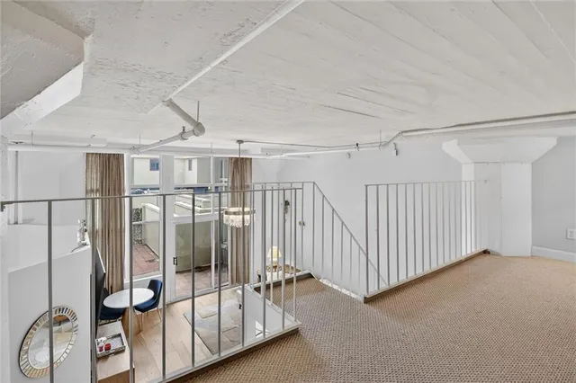 a view of entryway with stairs