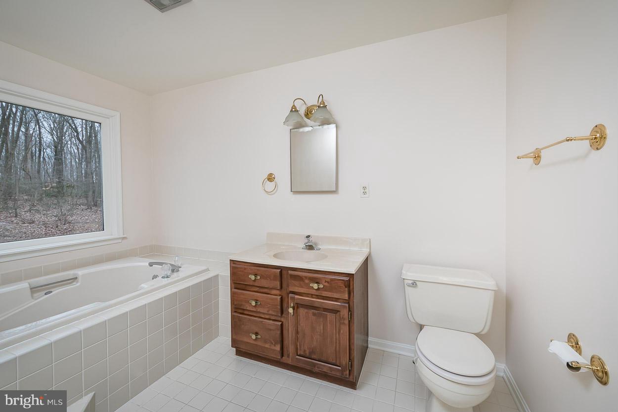 15710 Yeoho Road Sparks, MD 21152 - Photo 23 of 30 a spacious bathroom with a toilet sink and mirror