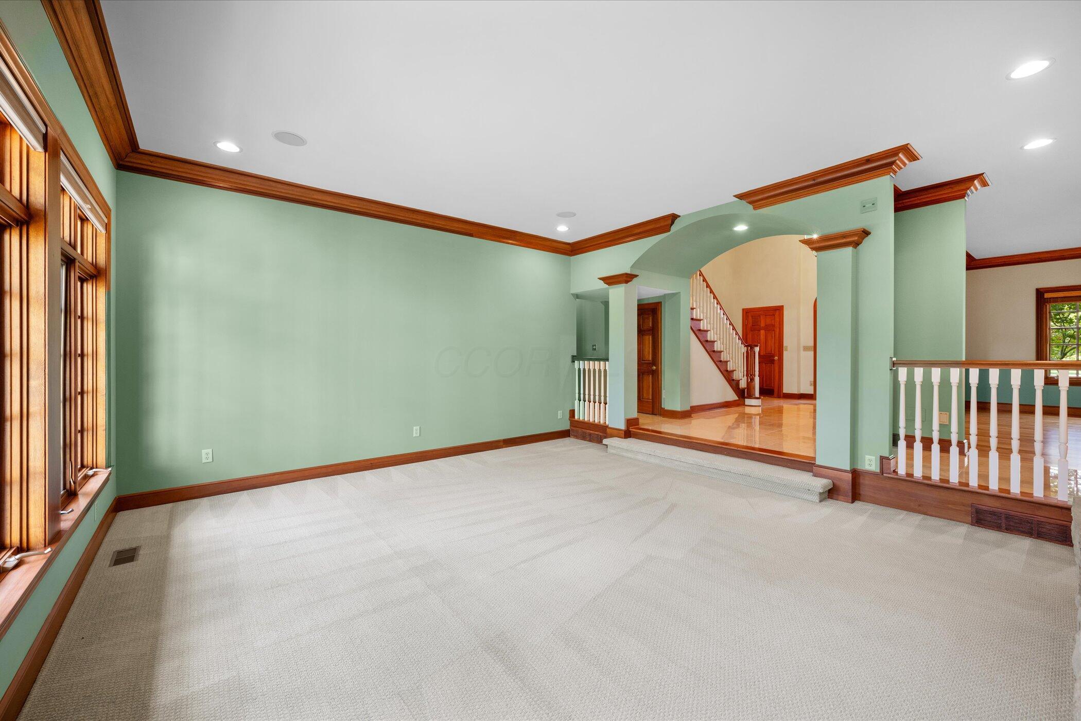 18261 Boerger Road Marysville, OH 43040 - Photo 18 of 94 Great room - hall to primary suite is through arch to the left