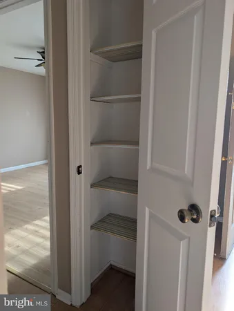 a view of walk in closet
