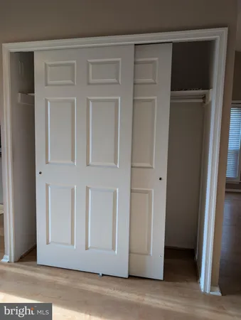 a view of a livingroom with wooden floor
